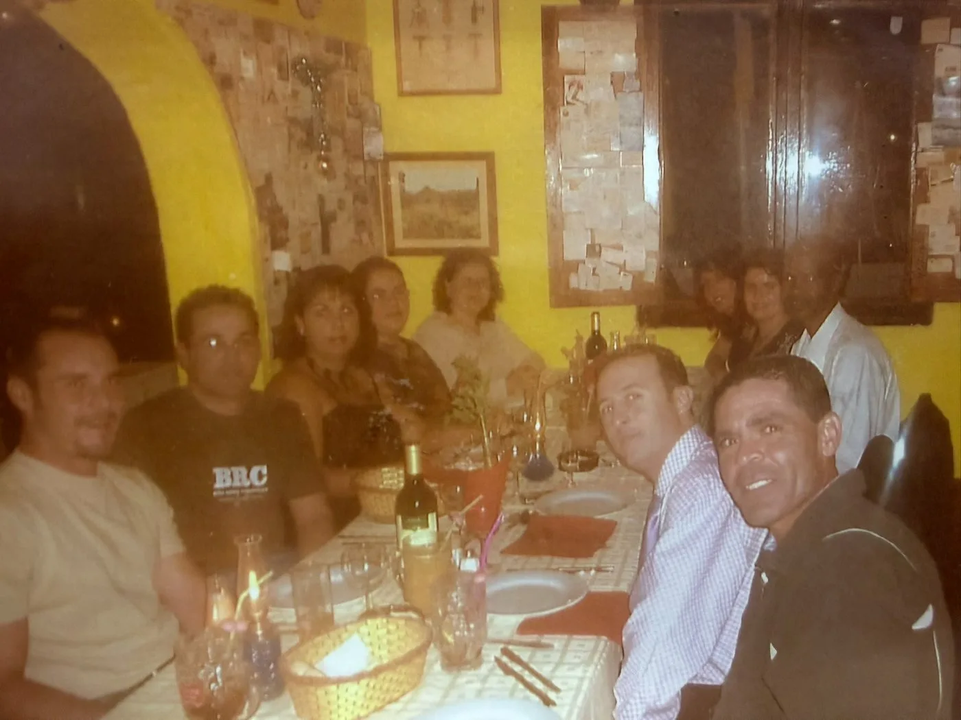 Otra cena del equipo