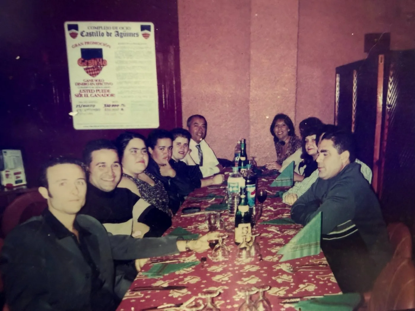 Cena del equipo en Agüimes