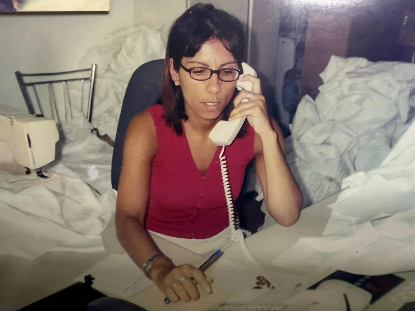 Atención telefónica en la oficina
