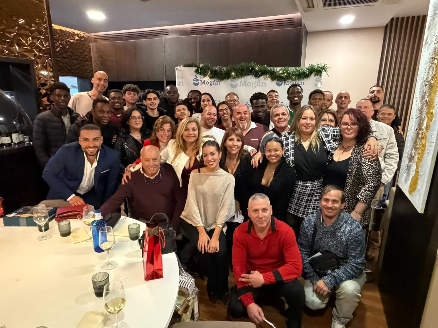 Cena de Navidad del equipo de Lavandería Mogán